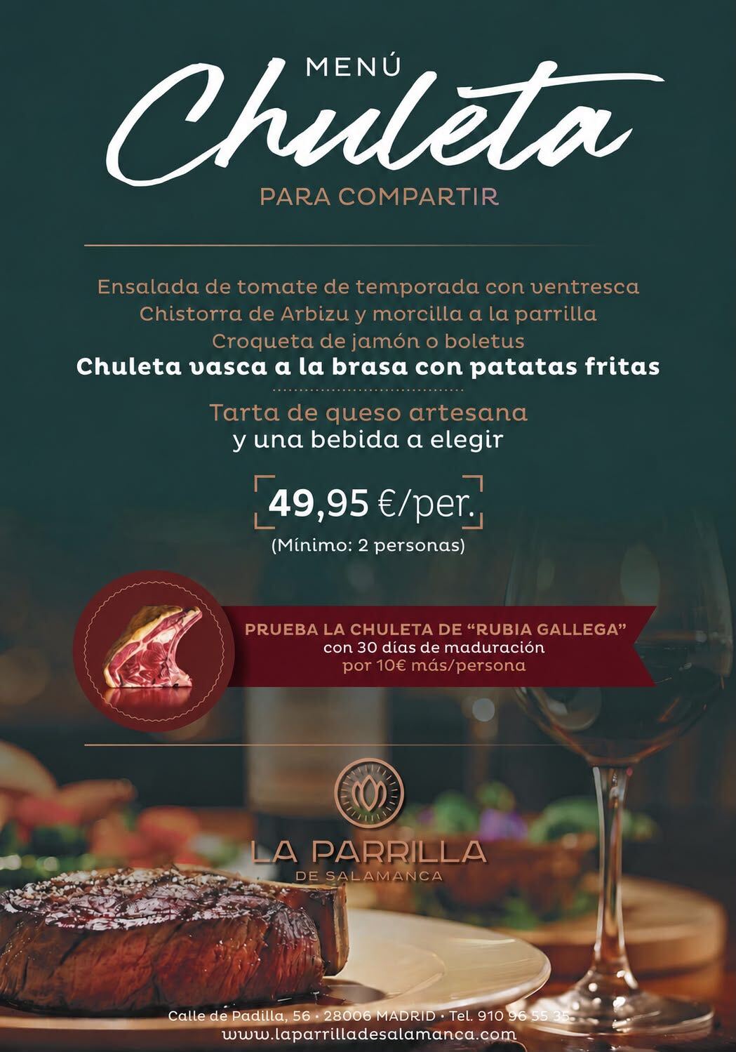 promoción chuletón